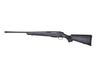 Carabine Tikka T3x Lite Roughtech Noire canon fluté & fileté + frein de bouche gaucher