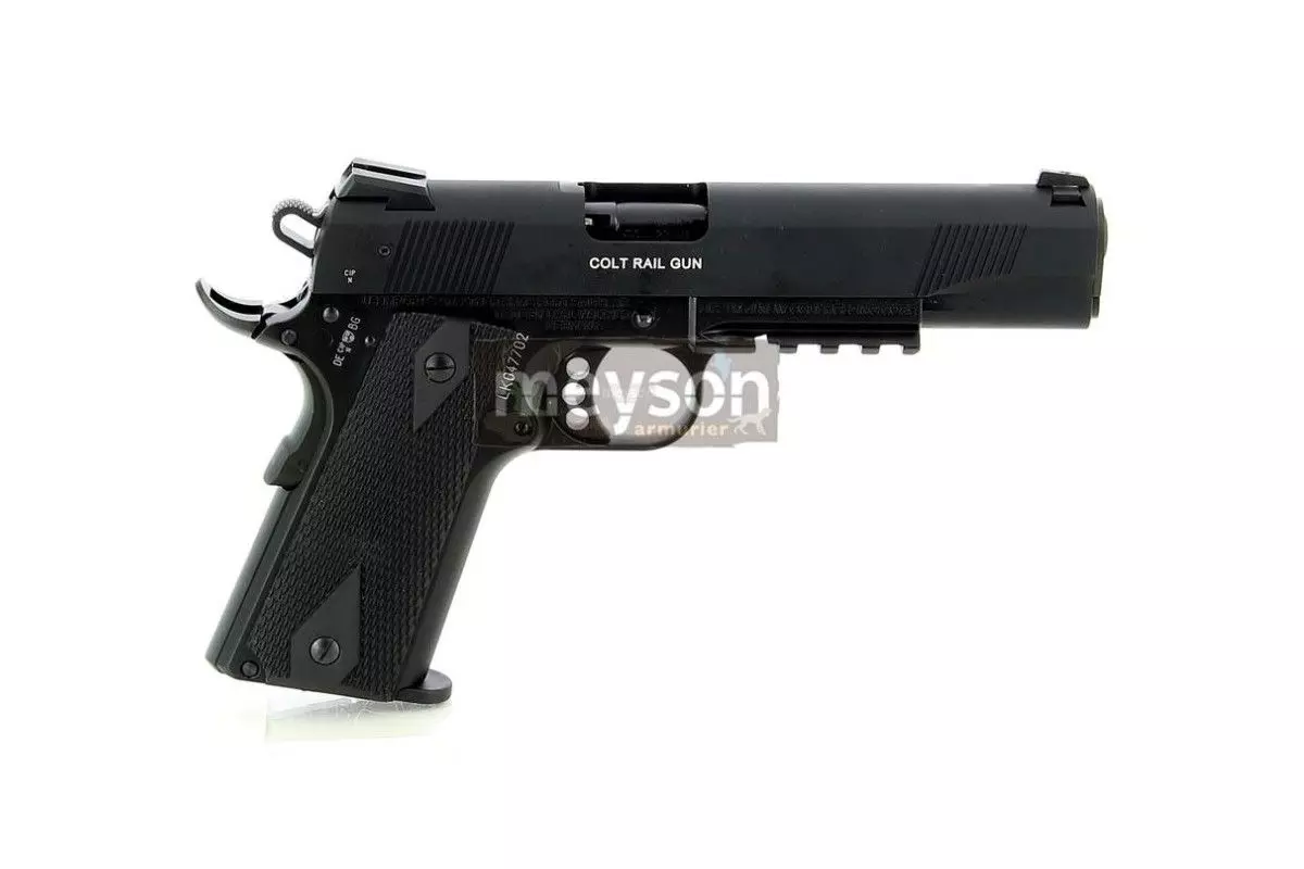 Pistolet semi-automatique Walther Colt 1911 Rail Gun calibre .22 LR 