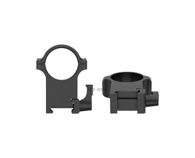 Colliers Vector Optics QD amovibles 30 mm acier pour rail Weaver/Picatinny