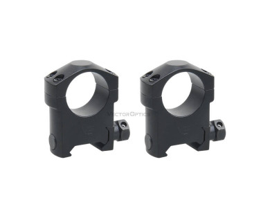 Colliers Vector Optics fixes 25,4 mm acier pour rail Weaver/Picatinny