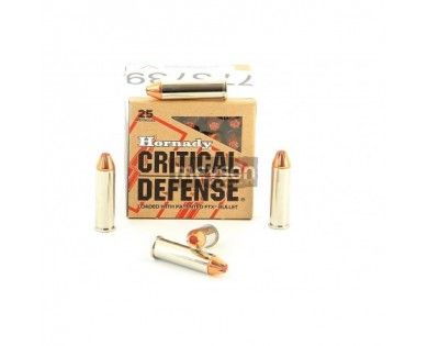 Cartouches 357 Mag 125 gr FTX® Critical Defense® x 25 Hornady 