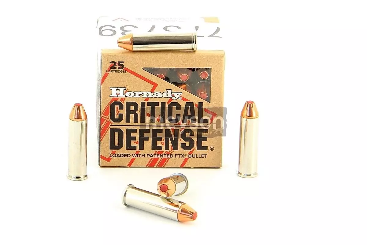 Cartouches 357 Mag 125 gr FTX® Critical Defense® x 25 Hornady 
