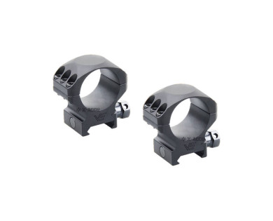 Colliers Vector Optics X-Accu fixes 30 mm acier pour rail Weaver/Picatinny