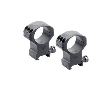 Colliers Vector Optics X-Accu fixes 30 mm acier pour rail Weaver/Picatinny
