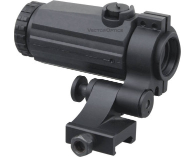 Magnifier Vector Optics Maverick III MIL 3x22 montage Picatinny basculant 90°