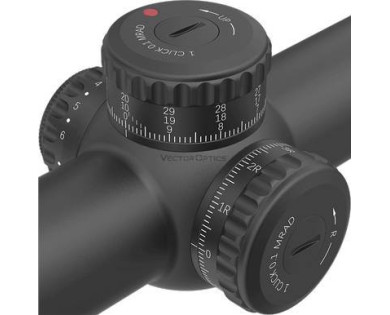 Lunette Vector Optics Continental X10 1-10x28 ED FFP 34 mm réticule VET-RAR