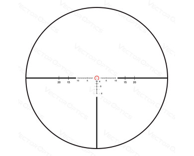 Lunette Vector Optics Continental X6 X6 1-6x24 Tactical LPVO