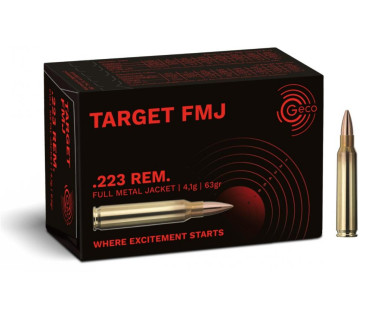 Munitions Geco 223 Remington FMJ 63 grs boîte de 50 avis, caractéristiques, performances