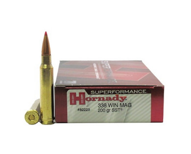 Munitions Hornady Superformance SST calibre 338 Win Mag - 20...