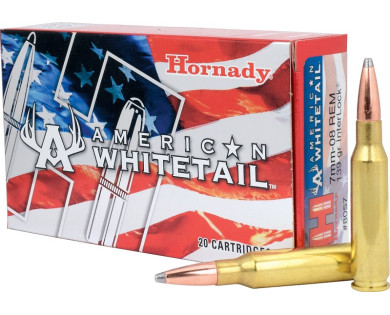 Munitions Hornady American Whitetail Interlock SP calibre 7m...