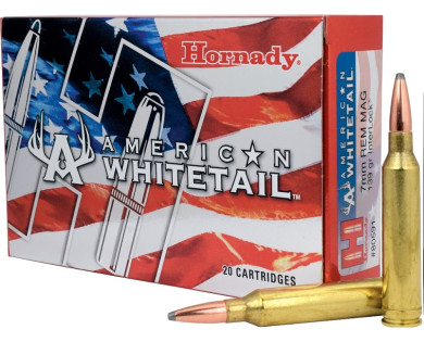 Munitions Hornady American Whitetail Interlock SP calibre 7m...