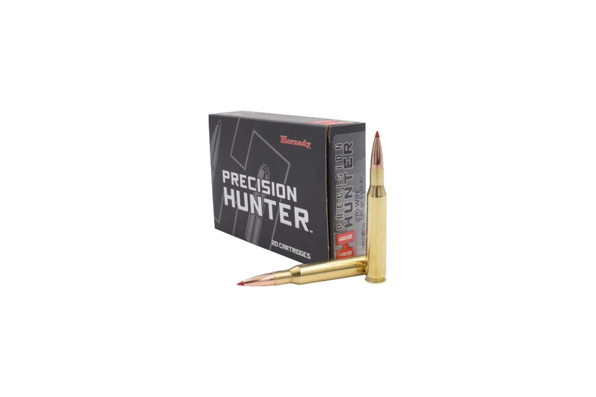 Munitions Hornady Precision Hunter ELD-X calibre 270 Win - 1... Munitions Hornady Precision Hunter ELD-X calibre 270 Win - 1...