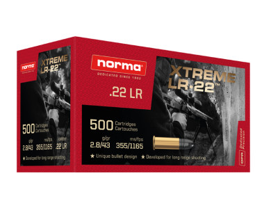 Munitions 22Lr NORMA XTREME Long Range Bte de 50 avis, caractéristiques, performances