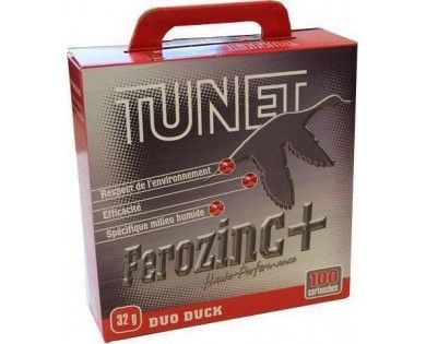 Cartouches de chasse DUO DUCK 32 HP FER ZINC PACK de 100 