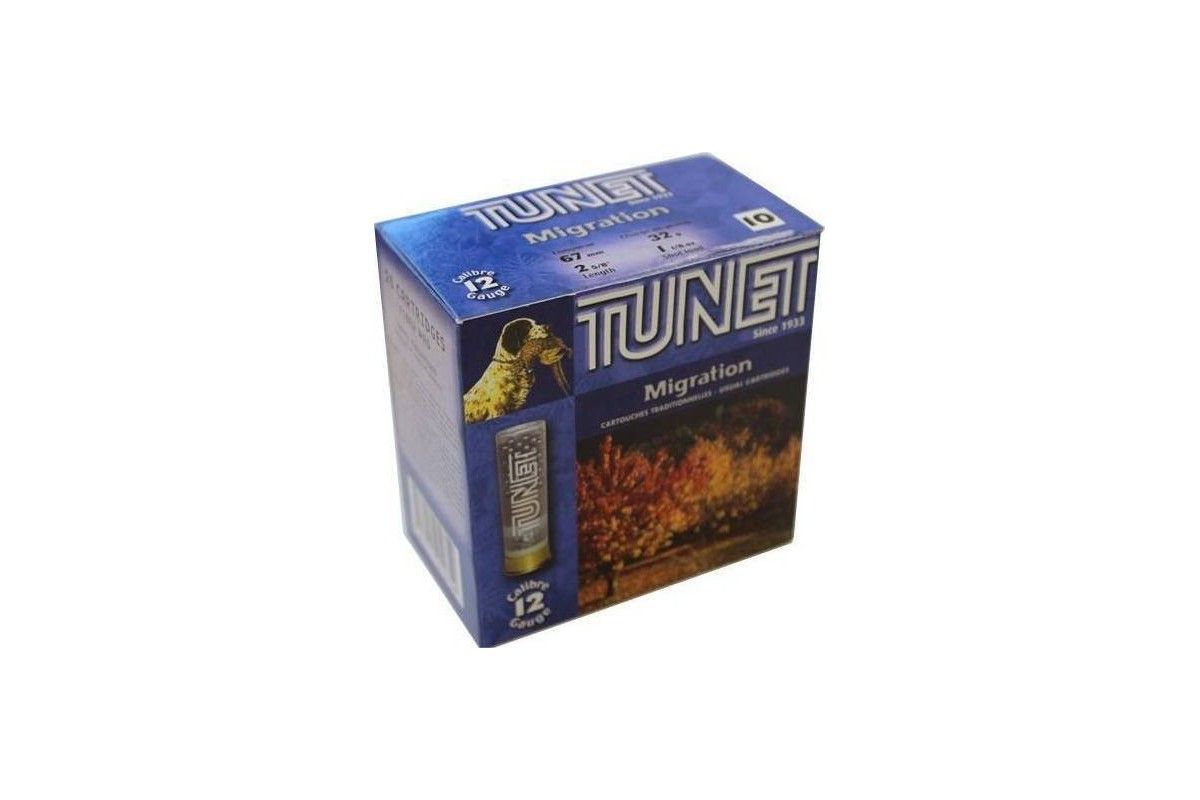 Cartouches de chasse TUNET MIGRATION Calibre 20