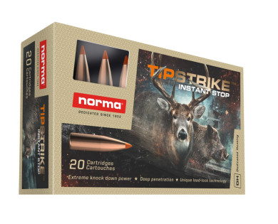 Munitions NORMA Tipstrike calibre 280 Remington - 160 grains...