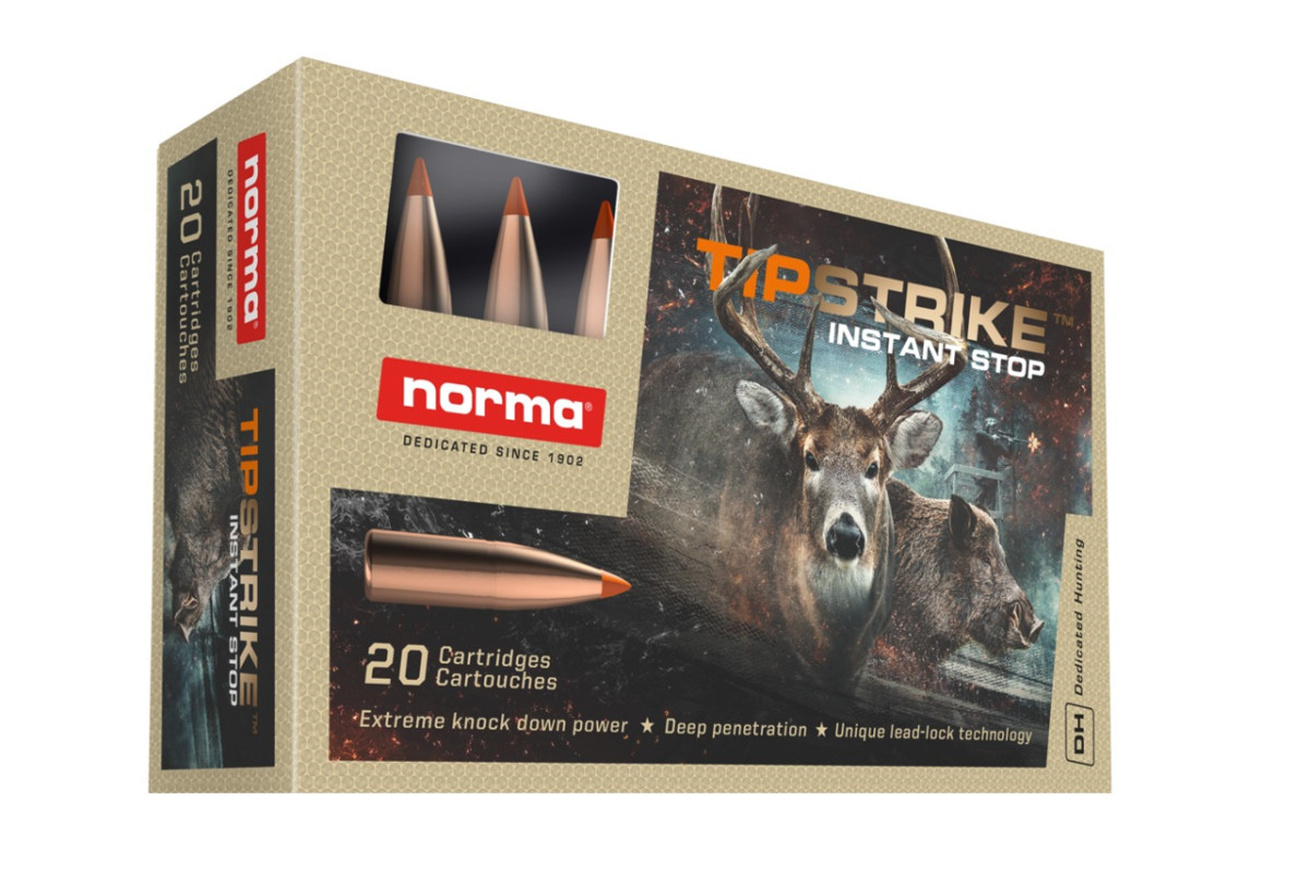 Munitions NORMA Tipstrike calibre 308 Winchester - 170 grain... Munitions NORMA Tipstrike calibre 308 Winchester - 170 grain...