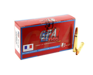 Munitions calibre 9.3x62 Sologne GPA