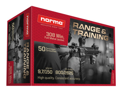 Munitions NORMA Range & Training calibre 308 Winchester - 15...