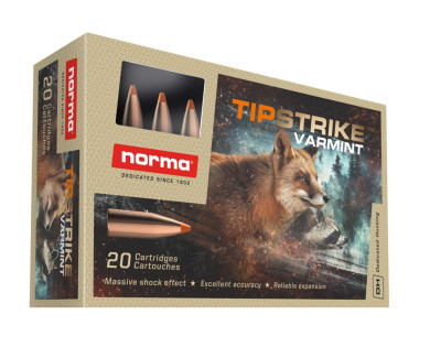 Munitions NORMA Tipstrike calibre 243 Winchester - 76 grains...