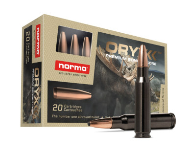 Munitions NORMA Oryx Silencer calibre 9,3x62 - 285 grains av...