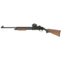 Fusil à Pompe Manutac Trench EVO Calibre12/76  61cm Rayé (Rayure Droite) + Point Rouge RD30