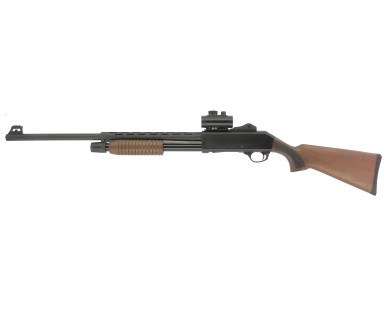 Fusil à Pompe Manutac Trench EVO Calibre12/76  61cm Rayé (Rayure Droite) + Point Rouge RD30