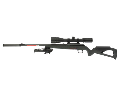 Carabine Winchester Xpert Slealth 22LR canon de 46 cm + Lunette 6-24x50 + Bipied et Silencieux