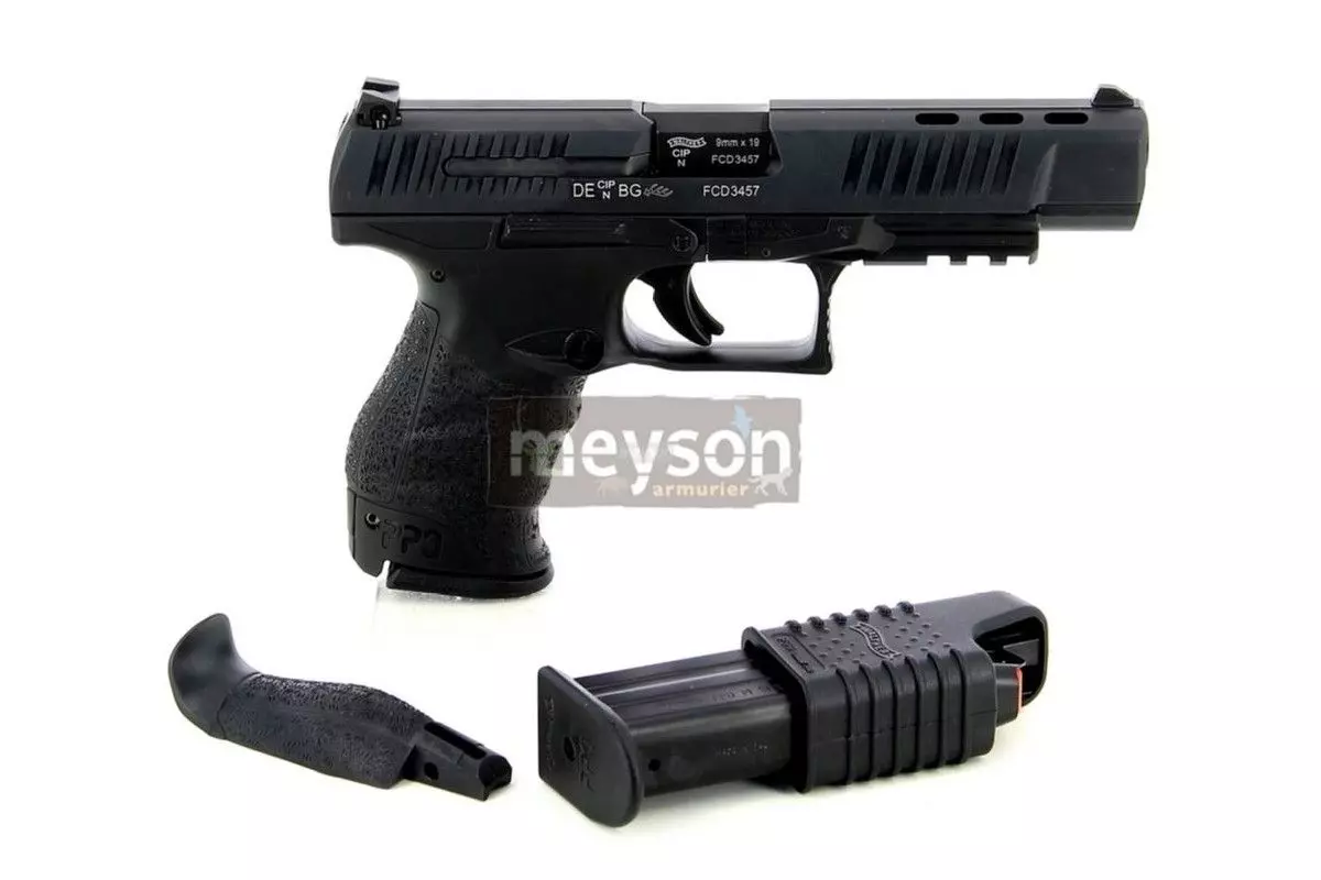 Pistolet semi-automatique Walther PPQ M2 5'' calibre 9X19 