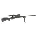 FRANCHI HORIZON VARMINT SYNTHÉTIQUE Filetée M14x1 + LUNETTE 6-24X50 ET BIPIED