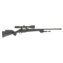 FRANCHI HORIZON VARMINT SYNTHÉTIQUE Filetée M14x1 + LUNETTE 6-24X50 ET BIPIED