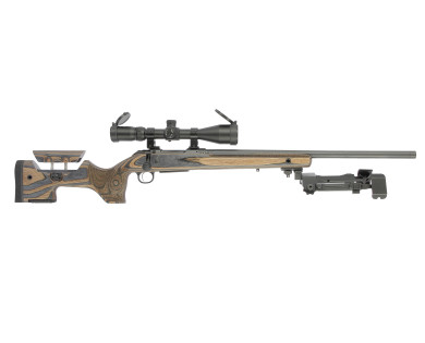 Carabine à verrou CZ 600 Range bois laminated canon lourd + Pack TLD Lunette 5-25x50
