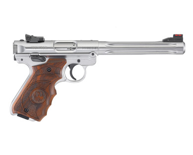 Pistolet RUGER Mark IV Hunter fluté Inox Target .22LR