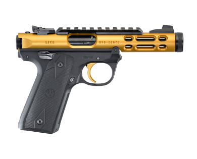 Pistolet RUGER Mark IV 22/45 lite Or Optic Ready fileté...