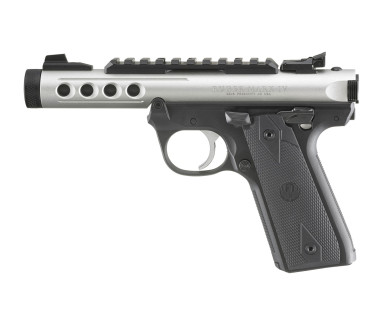Pistolet RUGER Mark IV 22/45 lite anodisé Optic Ready fileté .22LR