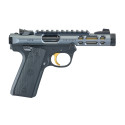 Pistolet RUGER Mark IV 22/45 lite Gris et Or Optic Ready fileté .22LR