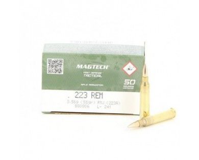 Munitions Magtech 223 Remington FMJ 55 grs boîte de 50 