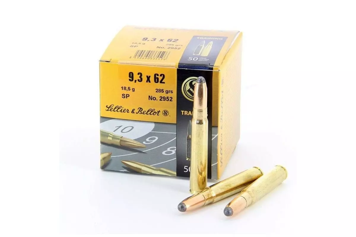 Munitions Sellier & Bellot SP Vrac calibre 9,3x62 - 285 grains 