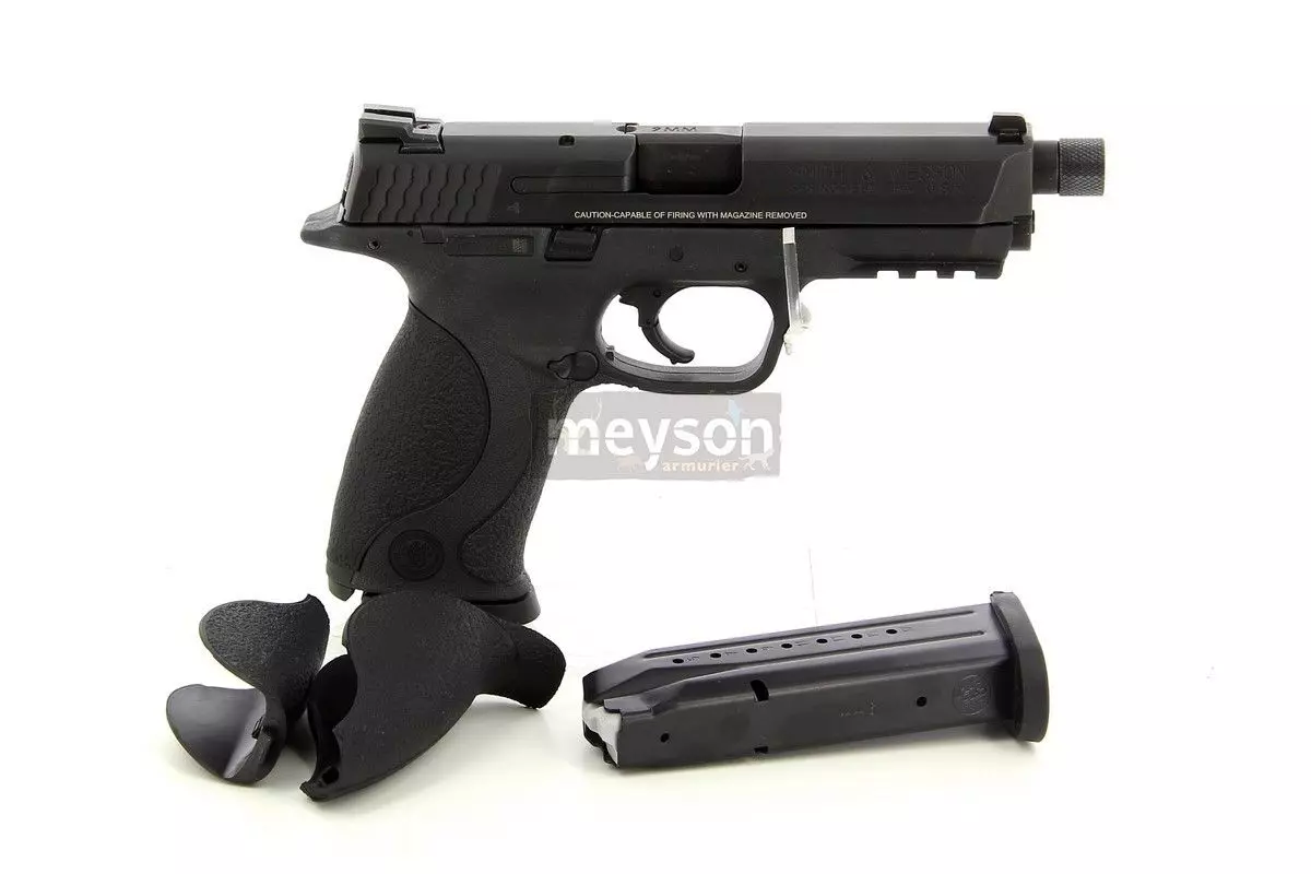 Pistolet Smith & Wesson MP9 DAO Fileté 1/2x28 calibre 9x19 mm 