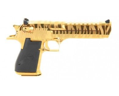 Pistolet Desert Eagle Tigré Or calibre 50AE 