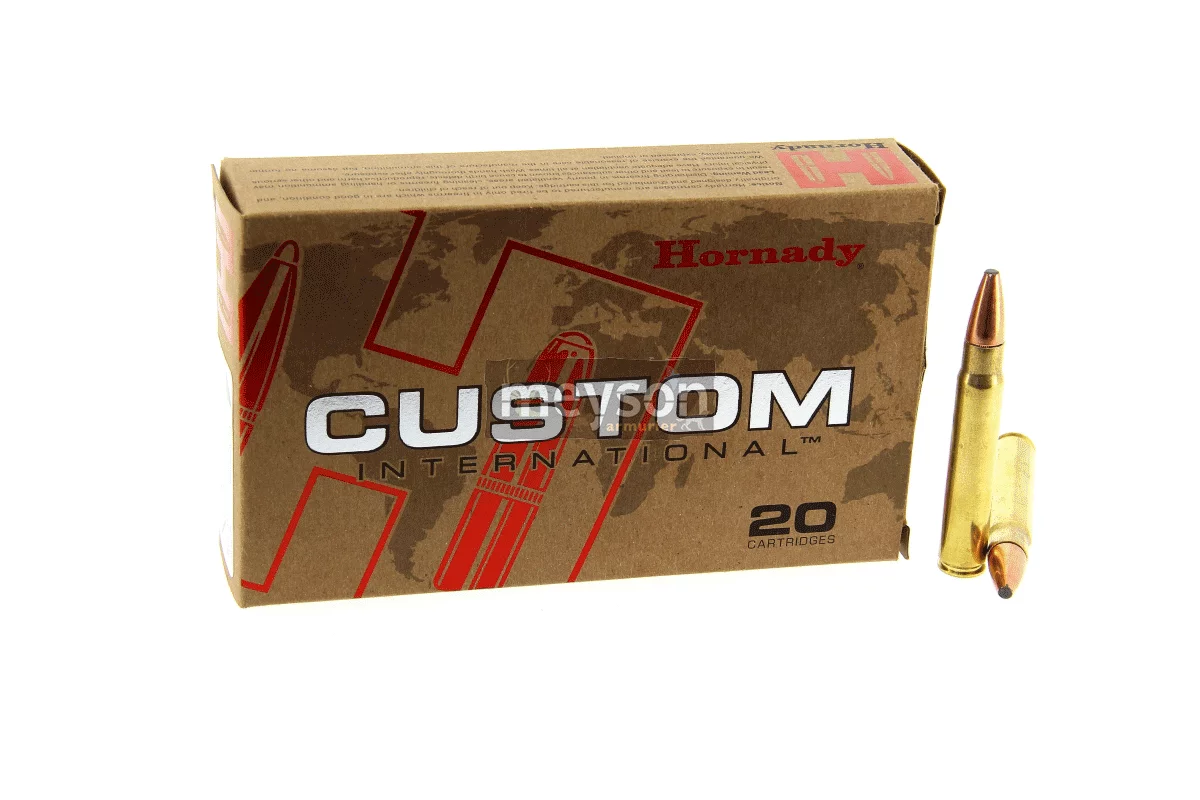 Munitions calibre 9.3x62 Hornady custom 