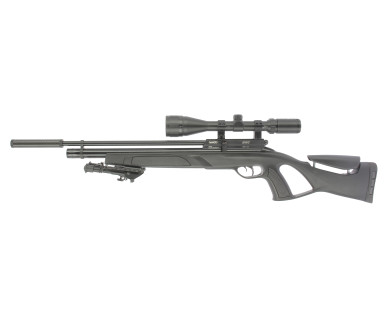 Carabine PCP GAMO Coyote 5,5 mm 40 Joules + Lunette 6-24x50 + Pompe + Bipied + Silencieux