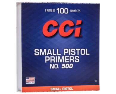 100 Amorces CCI Small Pistol Primers