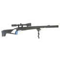 Carabine PCP STOEGER XM1 S4 Suppressor 4,5 mm 19,9 Joules + Lunette 6-24x50 + Pompe + Bipied