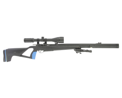 Carabine PCP STOEGER XM1 S4 Suppressor 4,5 mm 19,9 Joules + Lunette 6-24x50 + Pompe + Bipied