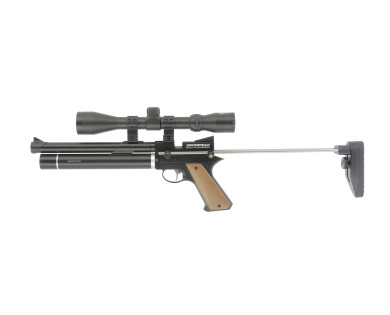 Pistolet PCP Snowpeak PP750 4,5 mm / 5,5 mm 15 Joules + Lunette Air Force Optics 3-9x40 + Pompe...