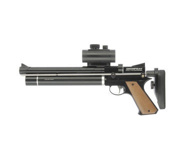 Pistolet PCP Snowpeak PP750 4,5 mm / 5,5 mm 15 Joules + Viseur Point Rouge Manuoptic RD30 + Pompe...
