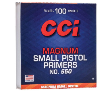 100 Amorces CCI Small Pistol Magnum Primers