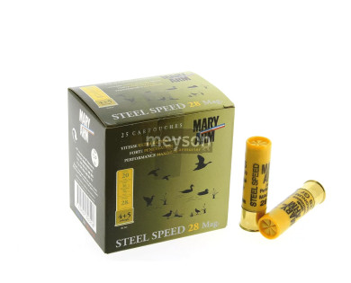 Cartouches de chasse Steel speed Calibre 20 Magnum Plomb...