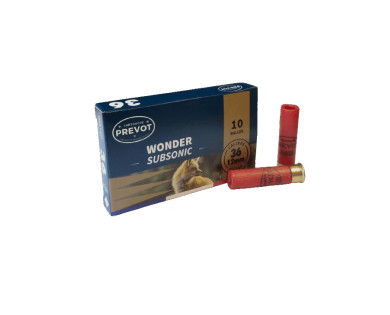 Cartouches Prevot Wonder subsonic Cal.12mm